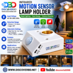 PIR Motion Sensor Light Holder E27