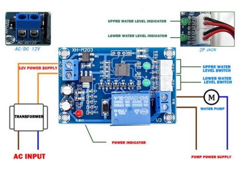 Full Automatic Water Level Controller Module
