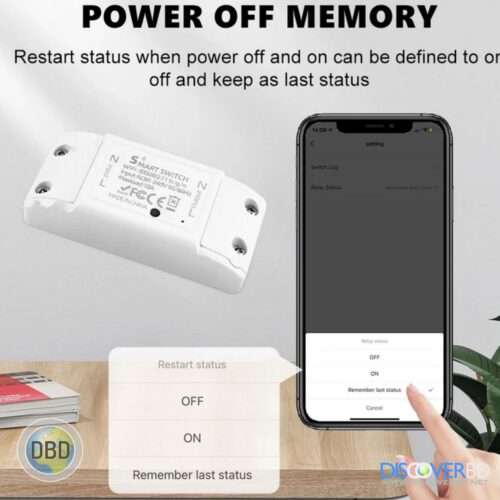 Tuya Wifi Smart Switch with 433Mhz Remote - Image 6