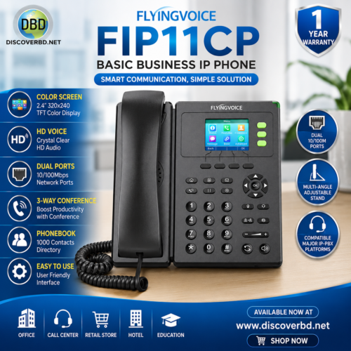 Flying Voice FIP11CP Basic Business IP Phone