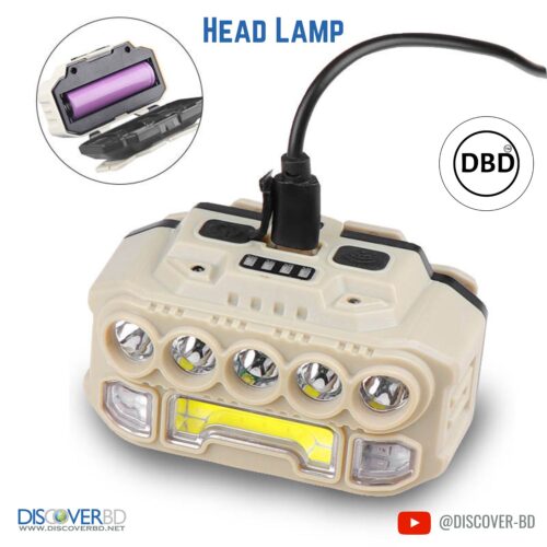 Multi Mode Head Lamp Rechargeable with Type C Port - Image 3