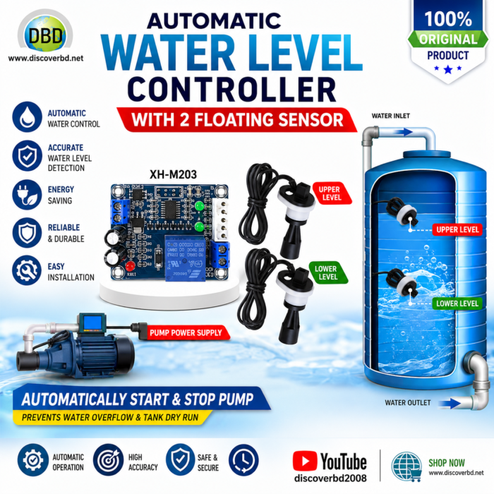 Automatic Water Tank Controller with Sensor