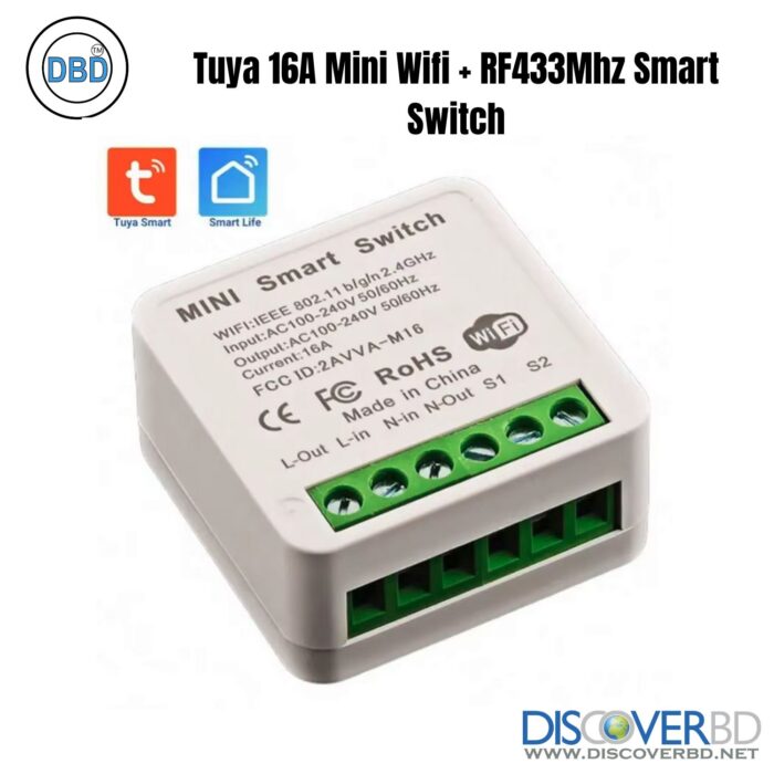 Wifi+RF433Mhz Smart Switch module 250V Wifi+RF433Mhz Smart Switch module 250V