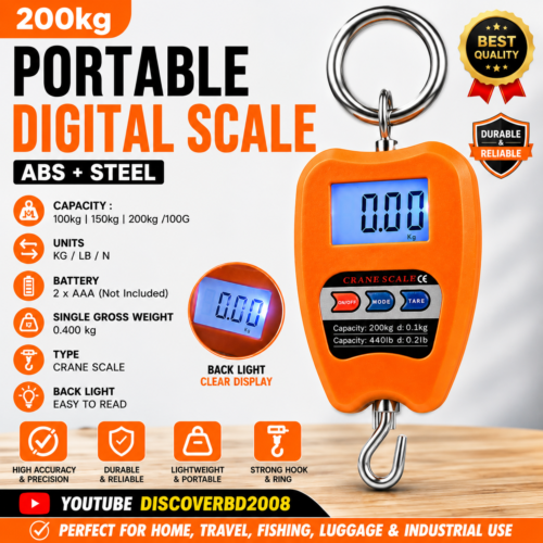 200kg Portable Digital Scale